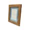4" x 6" Brown Wood Tabletop Frame with Denim Mat, Treasured Finds by Ashland®